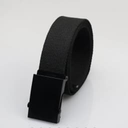 3.8cm Casual Canvas Belt Silver Alloy Buckle Solid Color Outdoor Comfortable Cotton Sports Belt Unisex