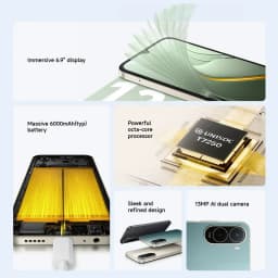 POCO C81 Pro Smartphone Global Version 6.9" 120Hz display 6000mAh Battery 15W 13MP Camera UNISOC T7250