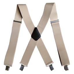 Heavy Duty Big Size Suspenders for Men Work Outdoor 2 Inch Wide X Back 4 Strong Clips Adjustable Elastic Trouser Braces Straps