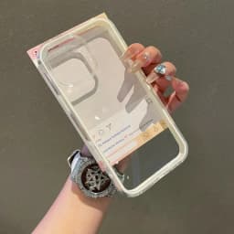Luxury Transparent Candy Phone Case For iPhone 11 12 13 14 15 16 17 18 Pro Max Plus Air Clear Shockproof Bumper Back Cases Cover