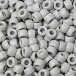 100pcs 200pcs 6x9mm Pony Beads Acrylic Large Hole Barrel Beads Solid Color Loose Spacer Beads DIY Handmade Beading Accessories
