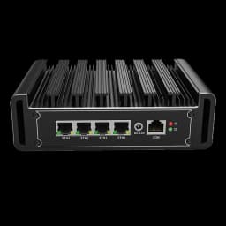 Top Version Fanless Firewall Mini PC Intel I7 I5 I3 8505 N5105 7305 4x I226-V 2.5G LAN PfSense Proxmox OPNsense Home Server