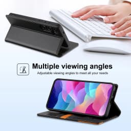Business Leather Case For Samsung Galaxy A17 A37 A57 A16 A36 A56 A26 A07 A55 A35 A15 A54 A34 A14 A53 A33 A13 Flip Wallet Cover