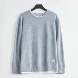 Autumn New Men Round Neck Sweate Loose Versatile Overhead Knitted Shirt Casual Koren Young Men's Pullover Sweatshirt Clothing