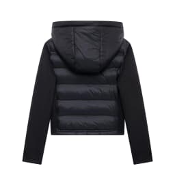 Autumn Winter New Women's Lightweight Warm Down Coat Long Sleeve Zipper Hooded Sports Padded Jacket