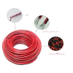 2-pin red and black PVC or silicone extension cable 28awg 26awg 24awg 22awg 20awg 18awg 16awg Tinned copper domestic wire
