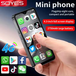 ONEMYTH F9 Max LTE 4G Mini Smartphone Metal Body Octa Core HD Camera WIFI Android Mobile Cell Phone 2750mAh Battery