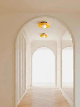 Modern Vintage Glass Ceiling Light Hallway Balcony Kitchen Light Bedroom Ceiling Light Multi-Colored Glass