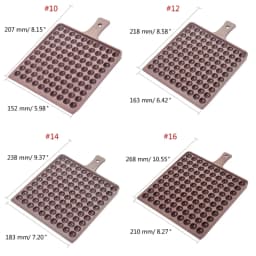 Round Jewelry Beads Counting Board 100 Holes Quick Counting Tray For Gemstone Pearl DIY Necklace Crystal Amber Jade Counter Box