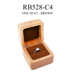 Blank Wood Luxury Jewelry Box Wedding Ring Box Earring Rings Jewelry Organizer Bracelet Package Case Jewelry Anniversary Gift