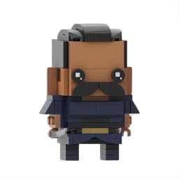 Bricklink MOC Game Fantasyed Action Figures Zack Fair Tifa Aerith Cloud Mog Bricks Sets Building Blocks Kid Toys Christmas Gift