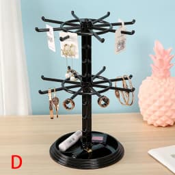 Rotatable Jewelry Display Rack High-End Earring Necklace Bracelet Display Stand For Suspension type Jewelry Support Exhibition