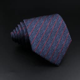 Men's Jacquard Classic Striped Tie 8cm Polyester Male Necktie For Business Wedding Party Suit Shirt Daily Wear Accessory Gift