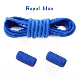 1Pair Round Elastic Laces No Tie Shoelaces Metal Capsule Buckle Shoelace Without Ties Sneakers Basketball Laces Shoe Accessories