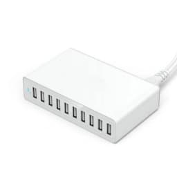 60W 10 Ports 40W 5 USB Ports Quick Charge Charger Station Dock with Cable for iPhone iPad Samsung PC Kindle Multi USB Charger