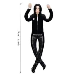 Hot Sale Michael Jackson Cosplay Prop Doll Plush Stuffed Figure Dolls Room Decoration Abstract Joint Mobility Props Gift