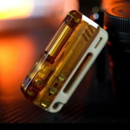 GAO EDC PEI Stainless Steel PC Push Slider Mechanical Intensive EDC Decompression Toys Tools