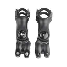 Adjustable Bicycle Handlebar Stem Variable 60 Degree Angle Aluminum Alloy Bike Handlebar Riser Road Bike Front Fork Stem Adapter