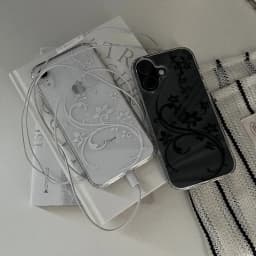 Art Flower Phone Case For iPhone 18 17 16 15 11 12 14 13 Pro Max Mini XS XR 7 Plus 17E Shockproof Transparent Cover Shell Fundas
