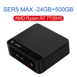 Beelink Mini PC SER5 Max AMD R7 7735HS Ryzen3 3200U R5 5500U 5625U 16G RAM 500G M.2 NVME SSD Type-C Gaming Mini Desktop Computer