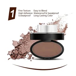 Natural Arched Eyebrow Powder Stamp Quick Makeup Brow Stamps Waterproof Powder Palette for Eyebrows Eye Brow Tint Makeup Tools