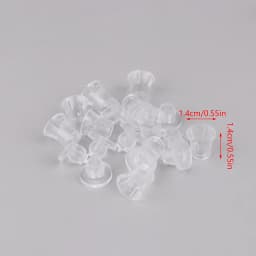 10PCS PC Translucent Advertising Nail Glass Nail Bracket Invisible Plastic Screw Frosted Screw