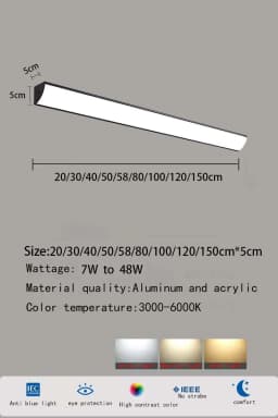 Minimalist Strip Wall Lamp Ip65 Outdoor Waterproof Wall Lamp Garden Villa Porch Courtyard Outdoor Lighting Exterior Wall Lamp