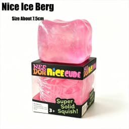 Needoh Nice Berg Giant Cube Sensory Toys Transparent Maltose Filler Hand Squeeze Soft Slow Rebound Vent Stress Reliever Desk Toy
