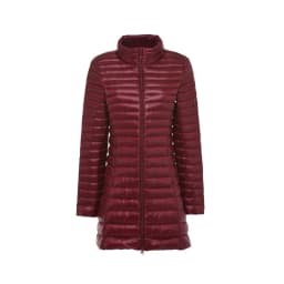 Winter Lightweight Down Jacket Women Mid Length White Duck Down Puffer Coat Woman Portable Slim Fit Fashion Outerwear JK-070