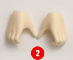 BJD Hands 1/4 Applies To The Hand Shape of The Minifee Resin Ball Jointed Doll Accessories Figures Toy