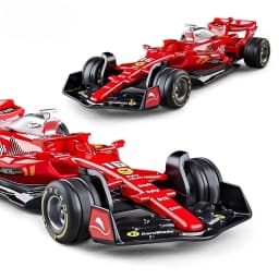 1:43 Diecast Formula 1 Racing Car #16 Metal Alloy Vehicle Model Mini Toy Desktop Decoration Birthday Gift for Boys