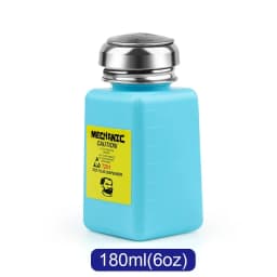 MECHANIC TZ01 Liquid Alcohol Bottle Press Pumping ESD Fluid Dispenser Metal Cap Plastic Container for PCB Motherboard Clean tool