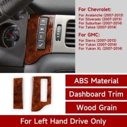 Car Center Console Armrest Box Interior Sticker For Chevrolet Avalanche Silverado Suburban Tahoe GMC Sierra Yukon XL Accessories