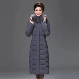Middle Aged Mother Down Cotton Jacket 6XL Winter Oversized Thick Hooded Coat Windproof Rainproof Female Warm Long Parka Overcoat