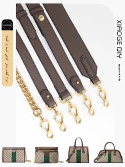 Adjustable Crossbody Bag Strap Ophidia Tiger Head Camera Bag Strap Fashionable Shoulder Strap Accessory for Handbags
