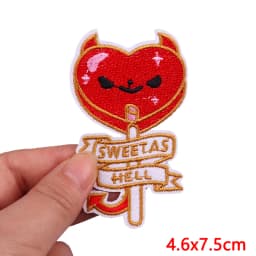 Animal Cat Possum Fox Patch Cartoon Embroidery Patch Iron On Patches For Clothing Thermoadhesive Patches On Clothes Sewing Badge