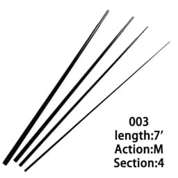 TN82 664 ML 684MH 704M Carbon Fiber 4Section Travel Rod Blank Building Component Repair DIY