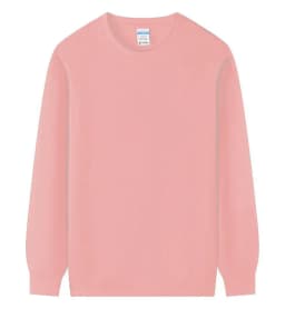 Customized Print Men Women Round-Neck Sweatshirt Loose Solid Color Classic Pullover Spring Autumn Fashion Personality Streetwear