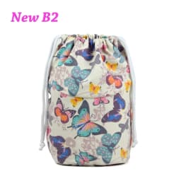 Tanqu New Drawstring Canvas Fabric Inner Pocket Lining for Obasket Obag Handbag Insert for O Basket O Bag