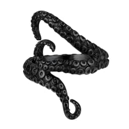 U7 Stainless Steel Big Rings for Man Bird Goat Octopus Shark Serpent Snake Bone Charm Size 7-14 Rock Punk Animal Skull Jewelry