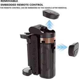 MEUYAG 2026 New Tripod, Phone Stand with Bluetooth Shutter, Wireless Selfie Stick Brackets with Phone Holder for Smartphone Came