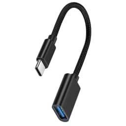 USB-C to USB Adapter, USB-C Male to USB Female OTG Data Cable for Smartphones, Tablets, Laptops & More
