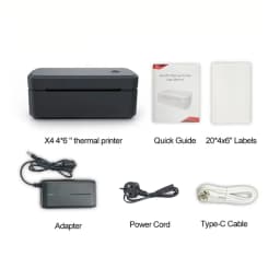 Marklife X4 Thermal Label Printer Portable Printer for 4x6 Mailing Packages Printing Bluetooth & Automatic Label Recognition