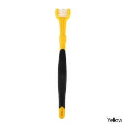 Three Sided Pet Toothbrush Three-Head Multi-angle Toothbrush Cleaning Dog Cat Brush Bad Breath Teeth Care Tool Cleaning Mouth