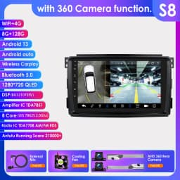 Hizpo AI Voice Wireless CarPlay Android Auto Radio For Smart Fortwo 451 2005 - 2010 4G BT Car Multimedia GPS 2din Autoradio 7862