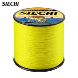 SIECHI X4 Strong 300M 500M 1000M 4 Strand Weaves PE Braided Fishing Line Multifilament Braid Wire 12LB 20LB 30LB 43LB 65LB 83LB