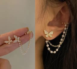 Fashion Ear Cuffs Without Piercing Ear Clip Earrings Non-Piercing Fake Cartilage Earrings For Women Jewelry 2022 Gifts
