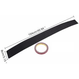 Universal Car Trunk Door Guard Strips Sill Plate Protector Rear Bumper Guard Rubber Mouldings Pad Trim Cover Strip Car Styling