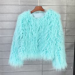 DEAT Fur Imitation Fur Coat Korean Version Pure Color Beach Wool Women's Short Coat Straight 2026 Winter Wram Jackets 11A06487