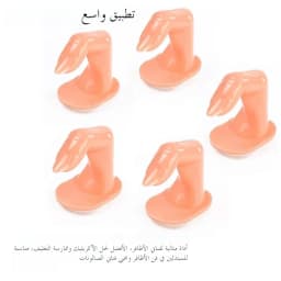 1/5/10Pcs Practice Fingers Manicure Beginners Training, Acrylic UV Gel Finger Design False Nail Tips Model DIY Display Tool